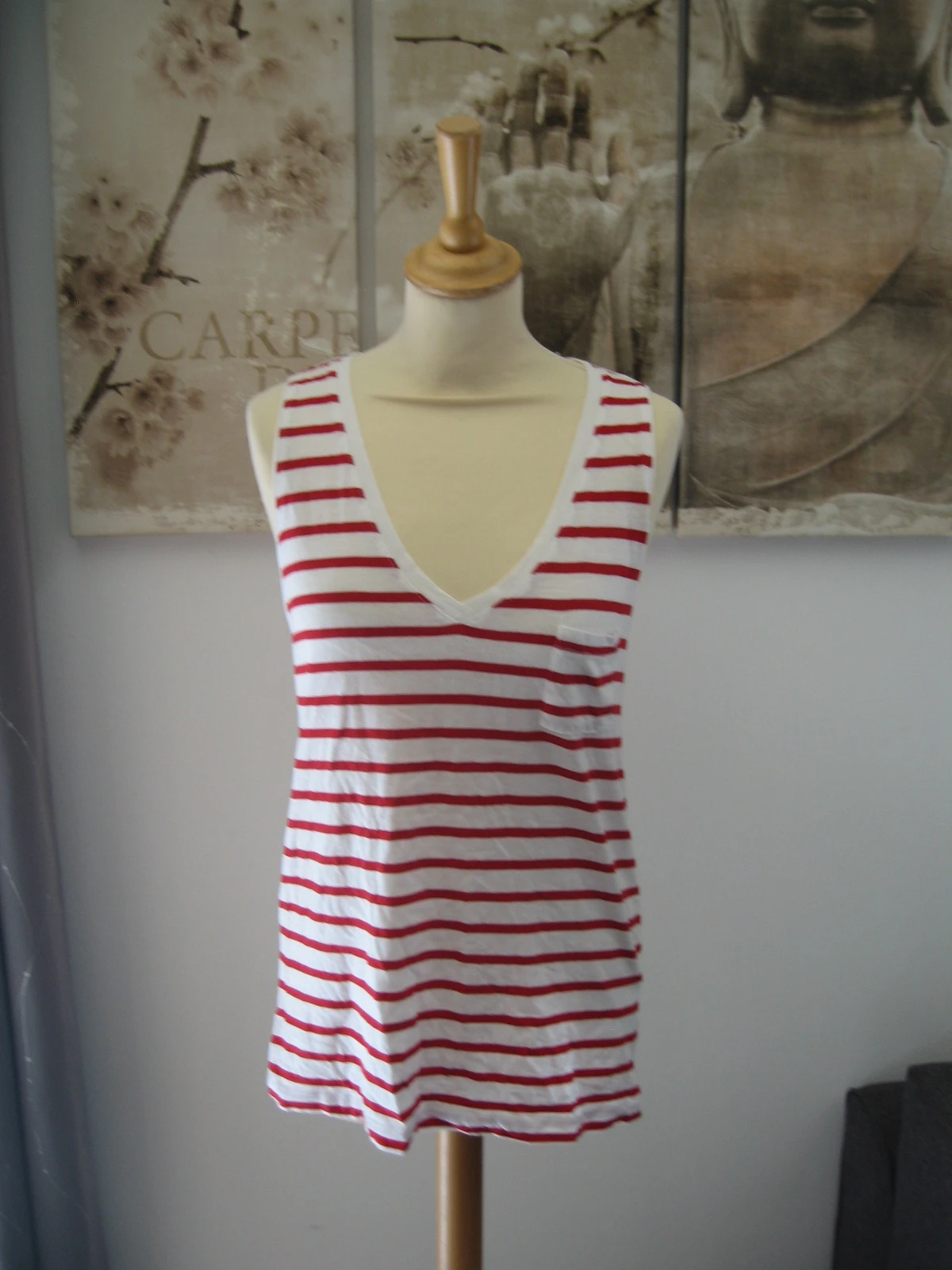 Débardeur Marinière Esprit Riviera État Impeccable Taille S